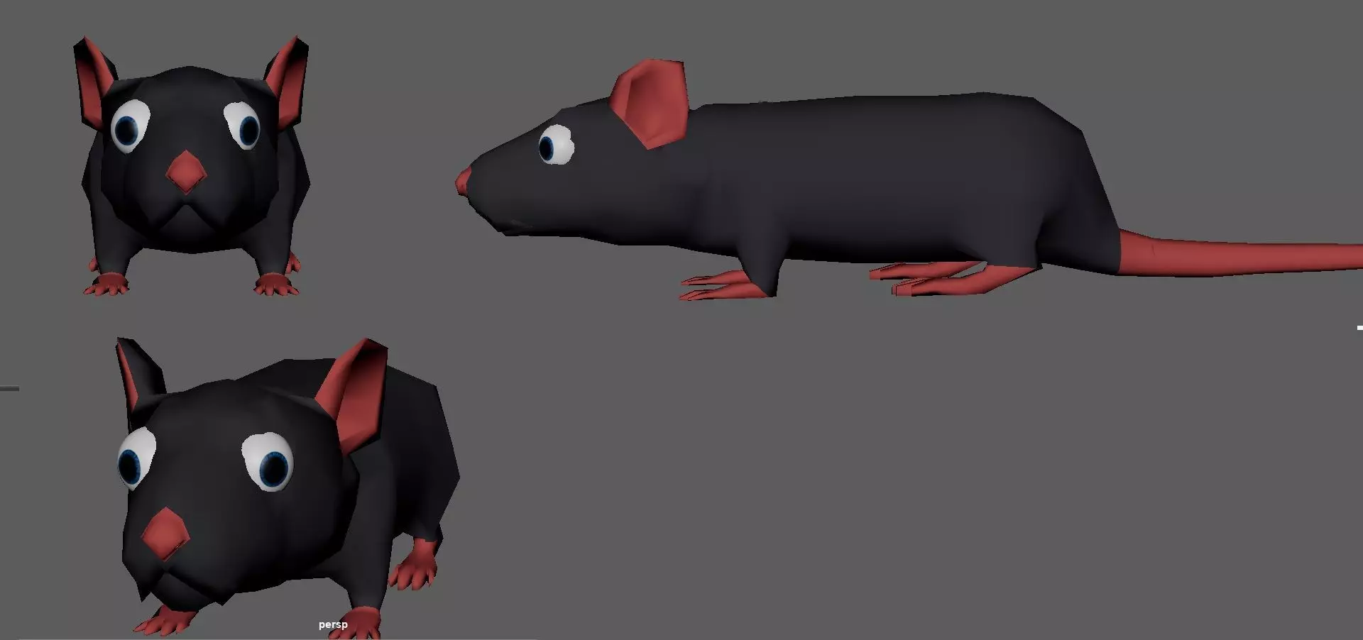 nonSpinning Rat Free 3D model