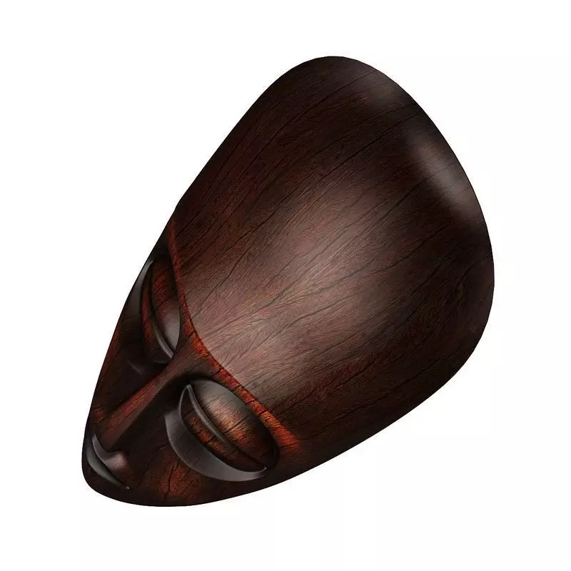 African Mask 1 3D model_0