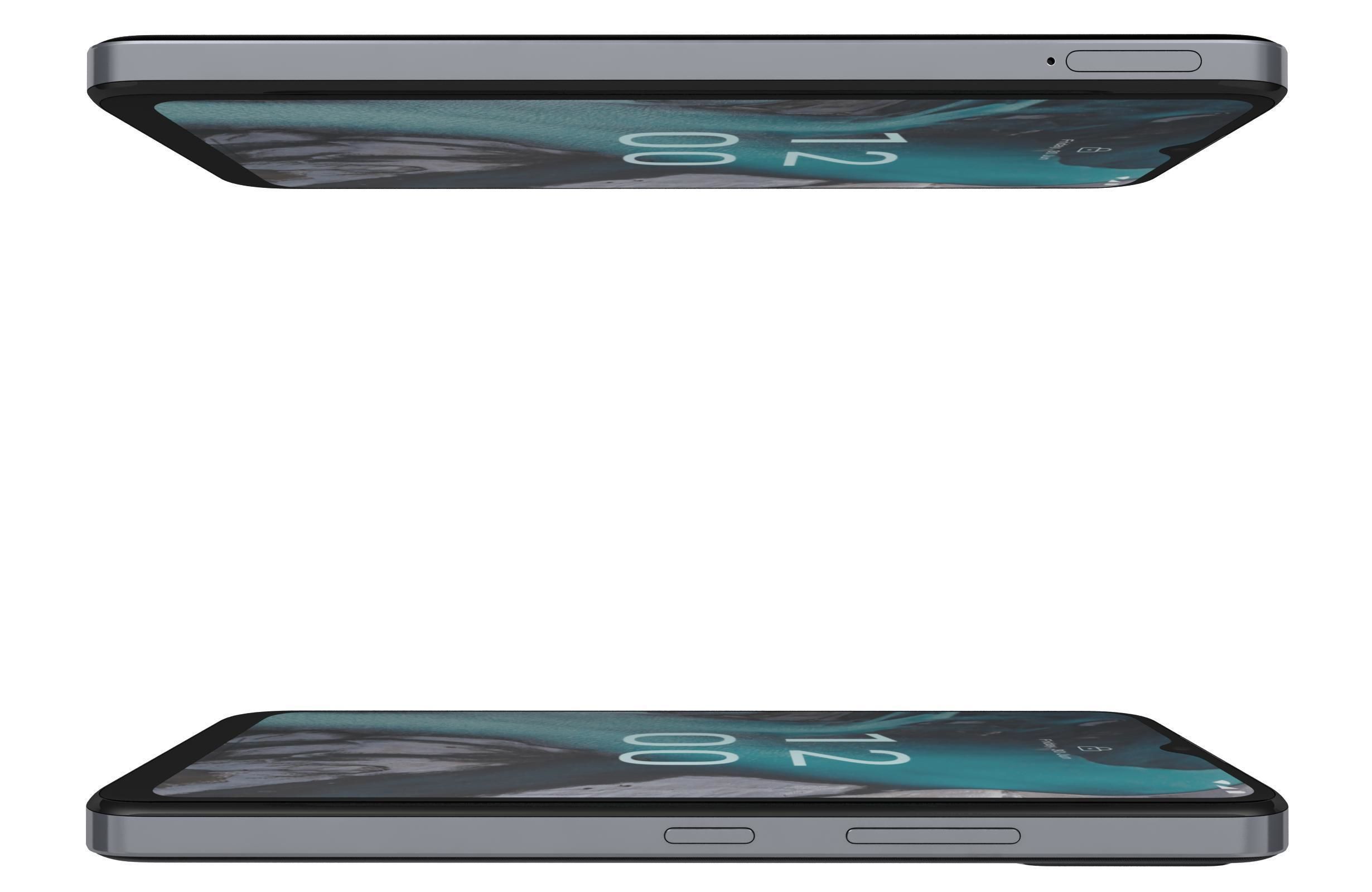 Nokia C22 Black Low-poly 3D model_9