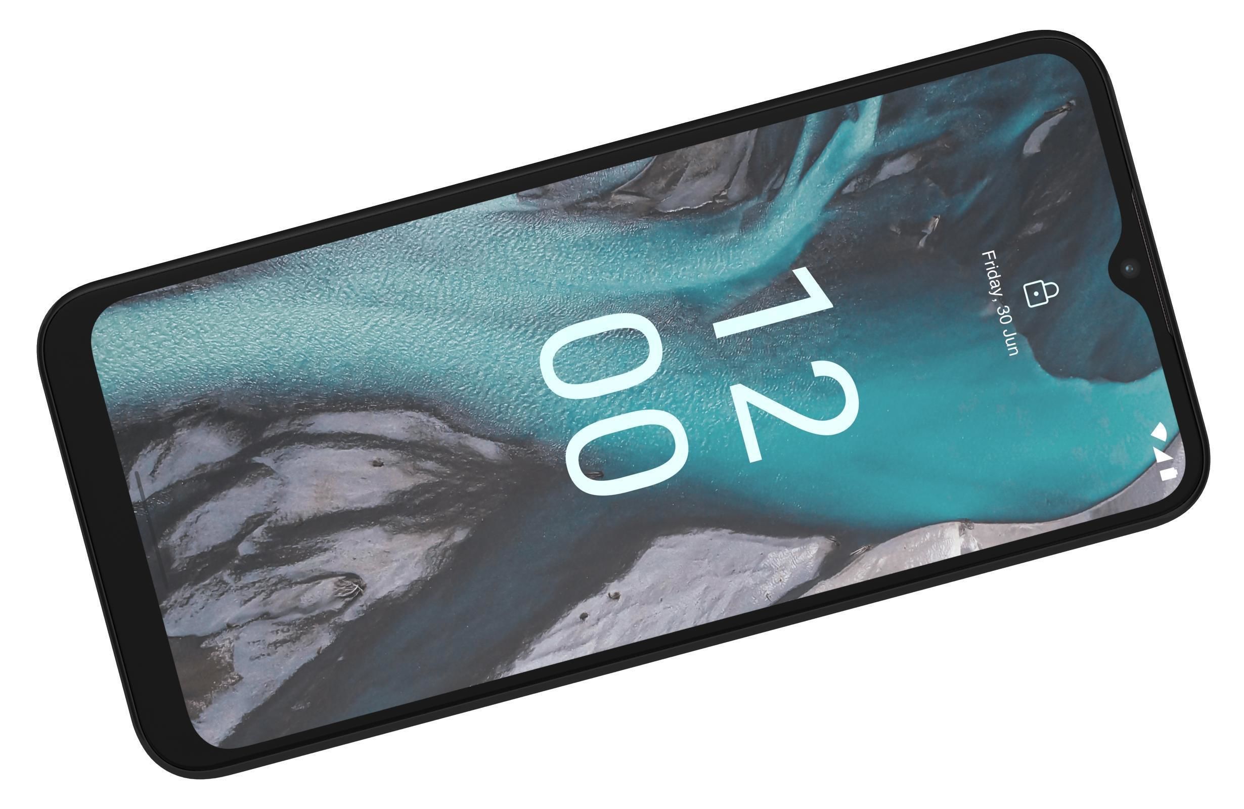 Nokia C22 Black Low-poly 3D model_10