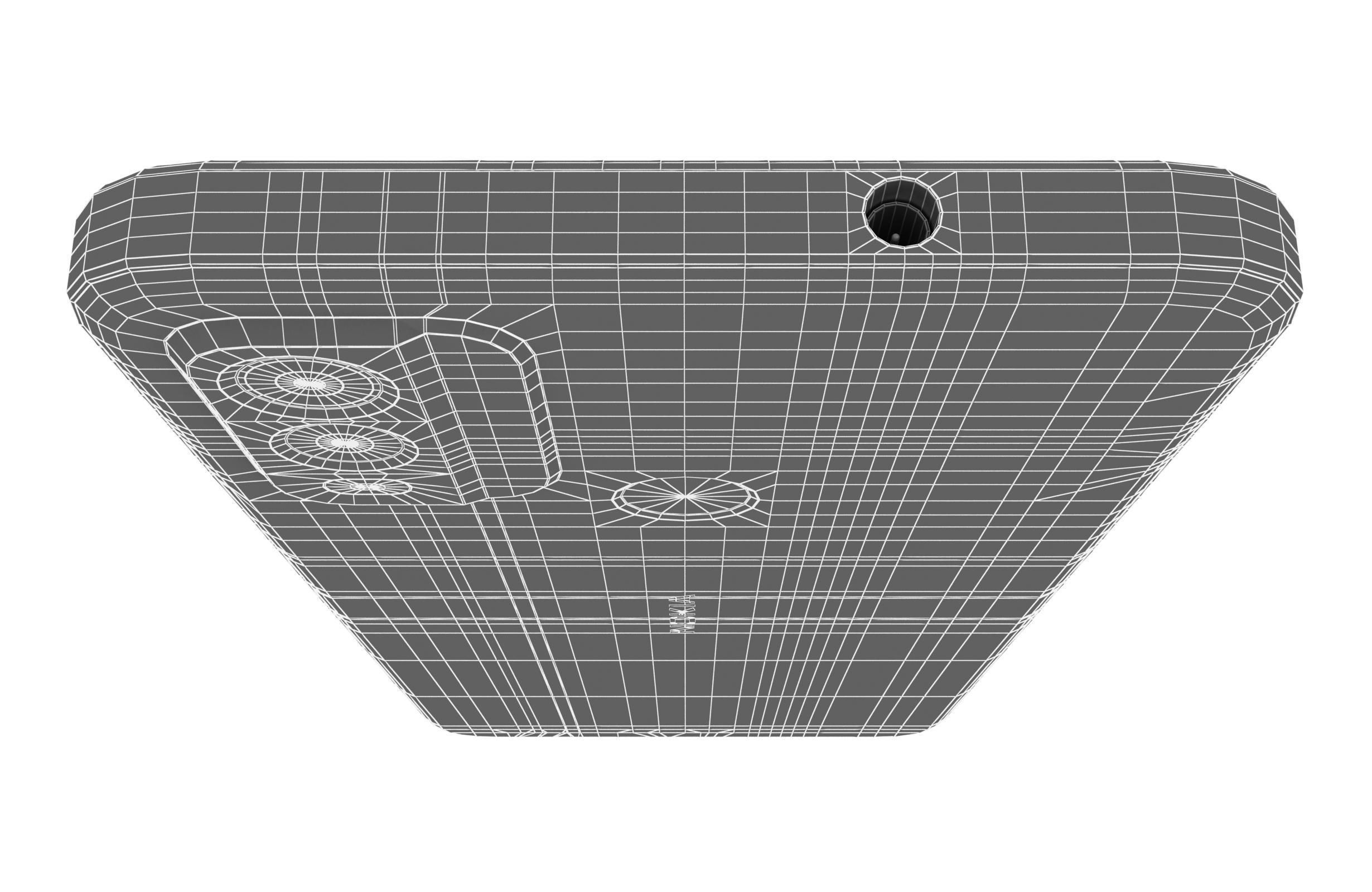 Nokia C22 Black Low-poly 3D model_24