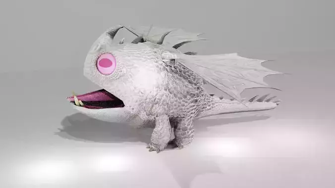 HTTYD Dragon Hobgobbler 3d Model Rigged and Fully Detailed Free Free 3D model