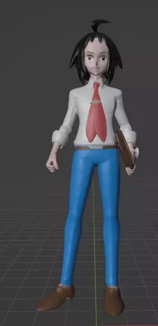 Cheren gym leader  3D print model_0