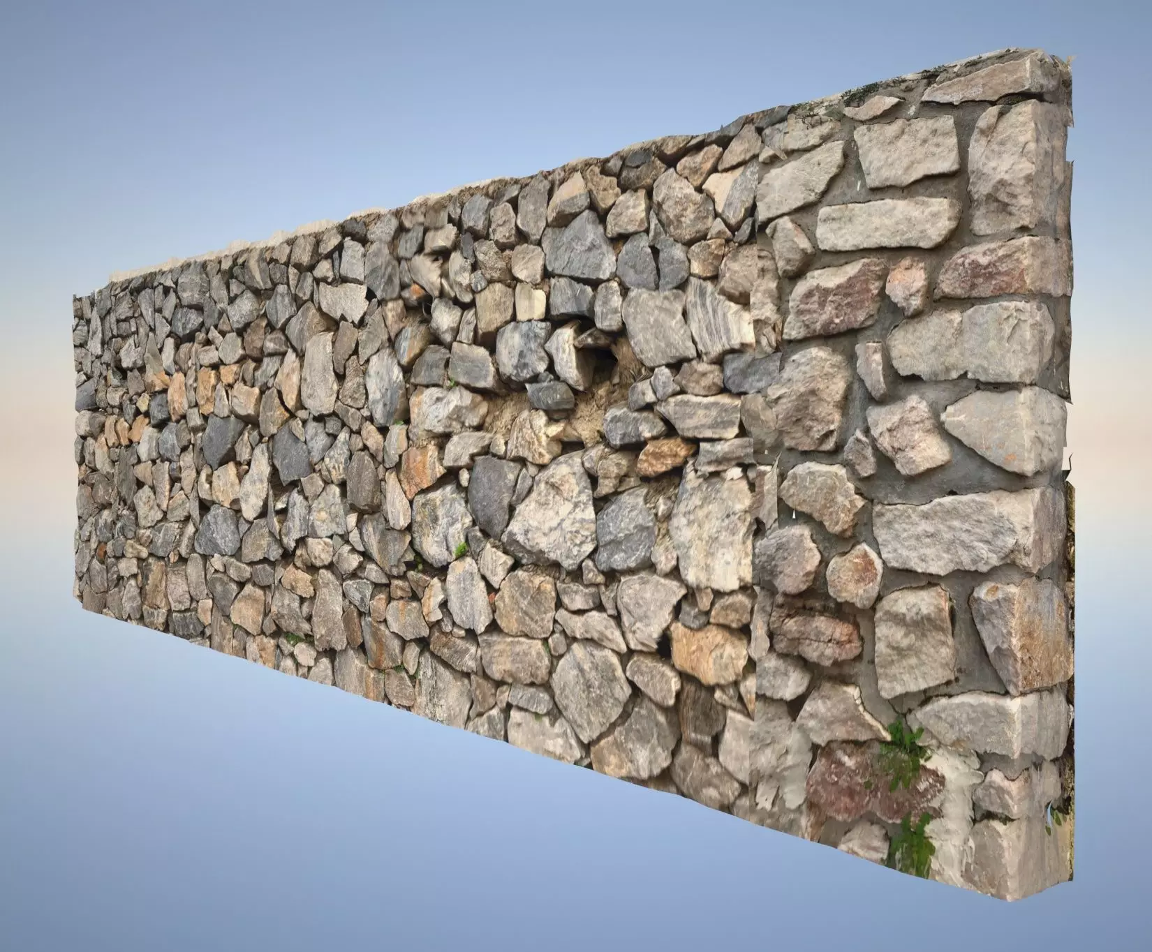 StoneWallLidar Free 3D model_0