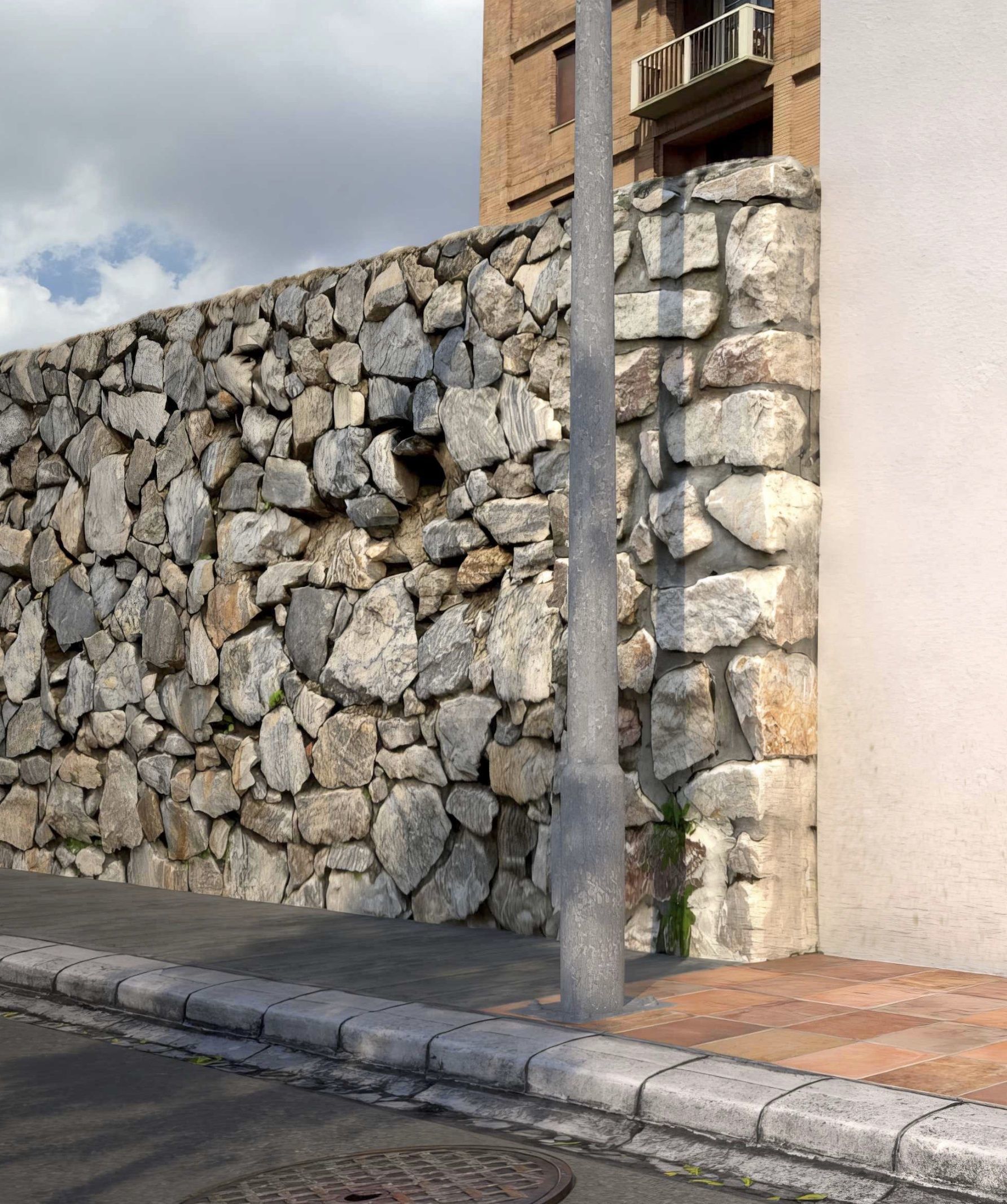 StoneWallLidar Free 3D model_1