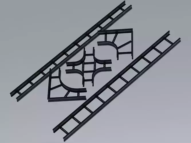 Standard Steel Ladder Type Cable Trays