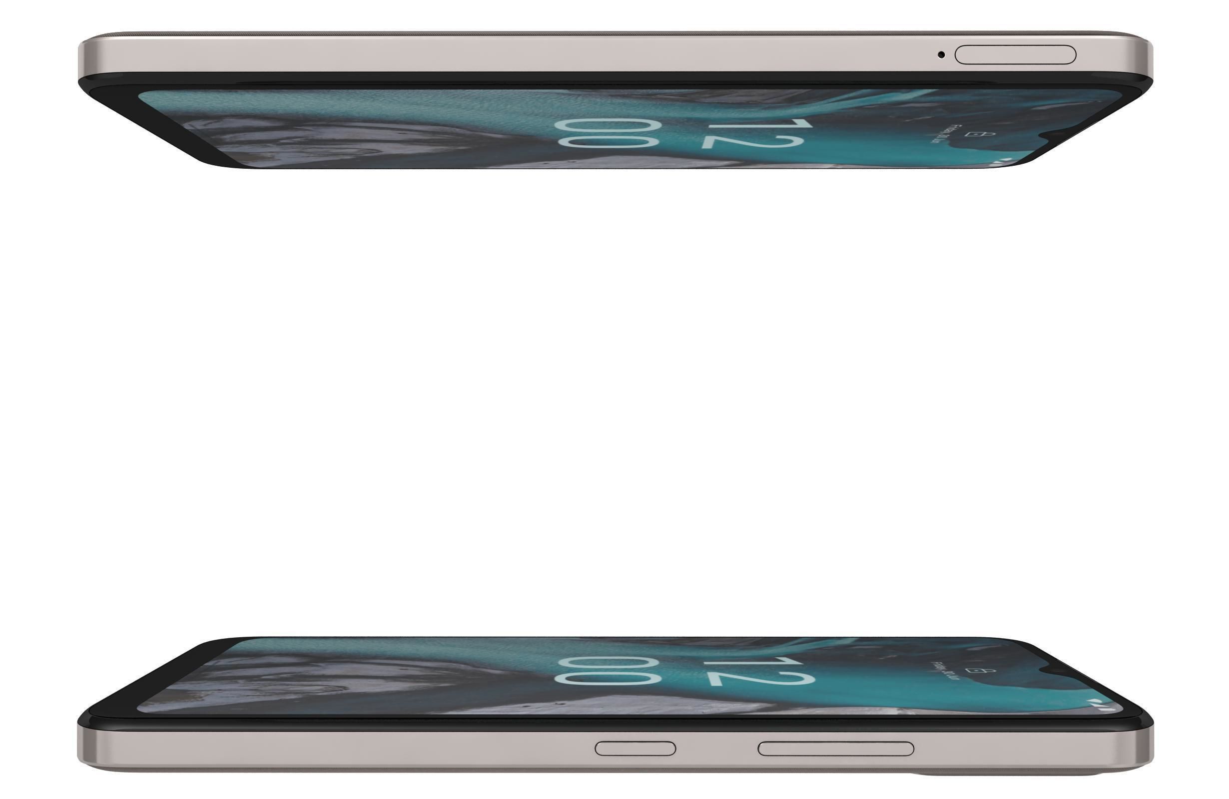 Nokia C22 White Low-poly 3D model_9