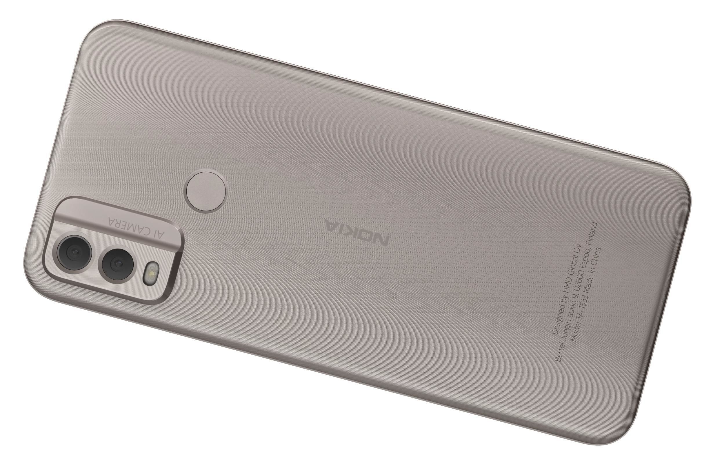 Nokia C22 White Low-poly 3D model_11