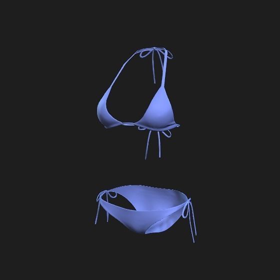 Bikini 3D model CGTrader