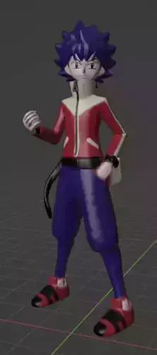 Hugh pokemon trainer  3D print model