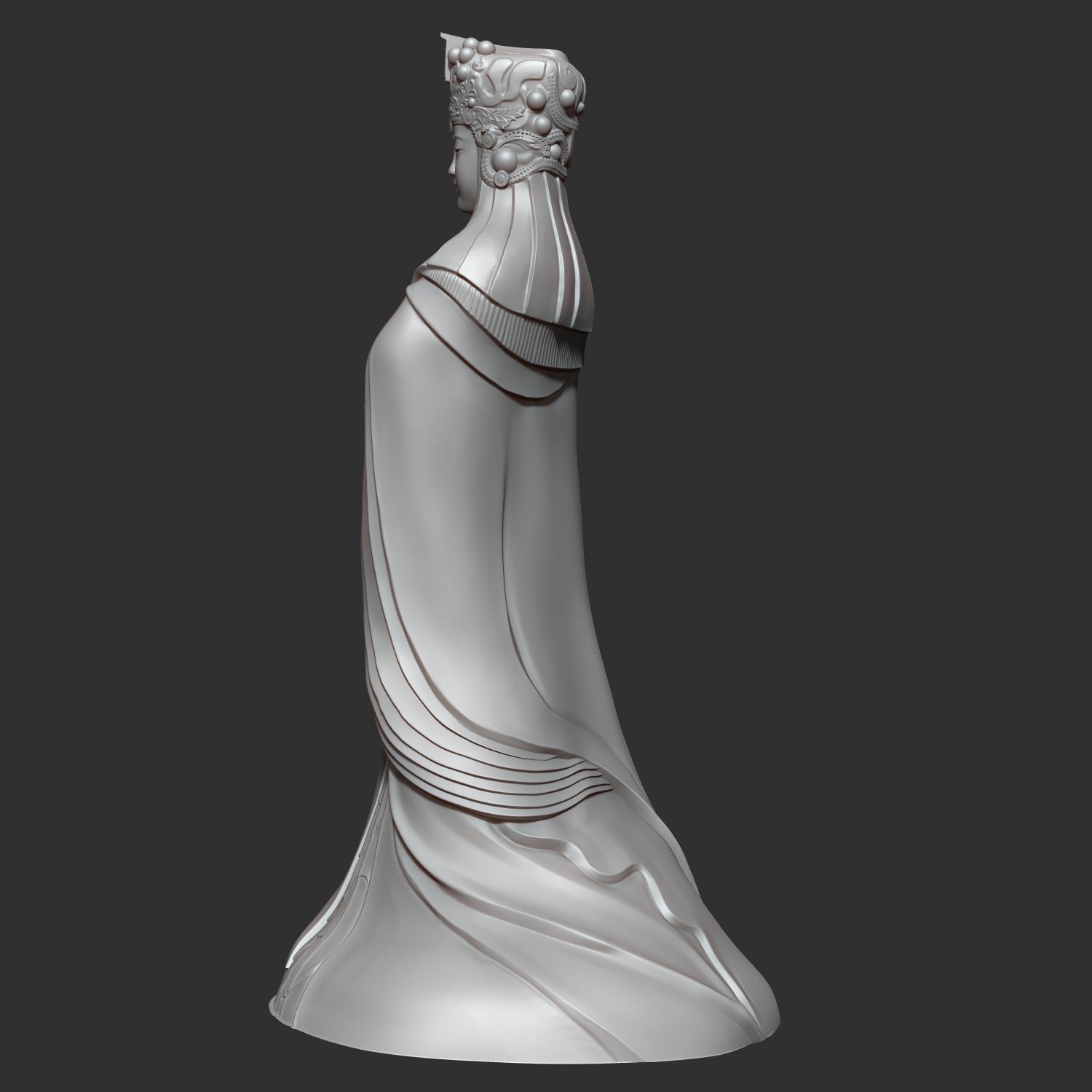 MaZu Statue 3D Print 3D print model_10