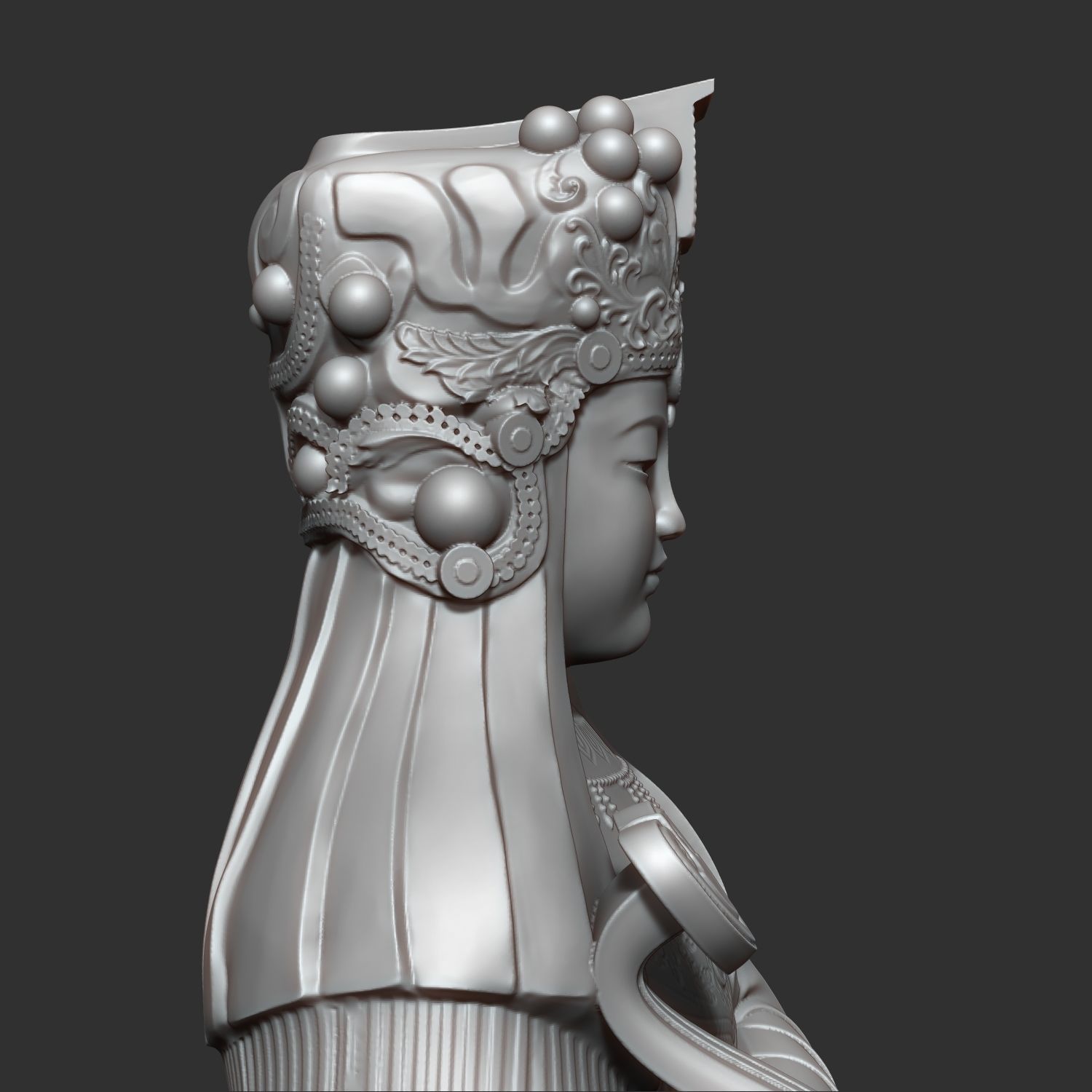 MaZu Statue 3D Print 3D print model_13