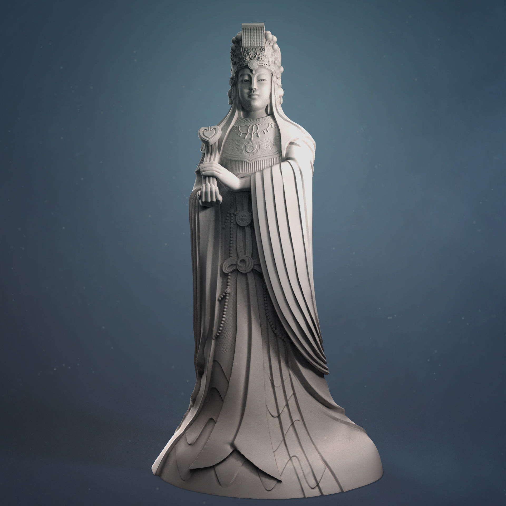 MaZu Statue 3D Print 3D print model_1