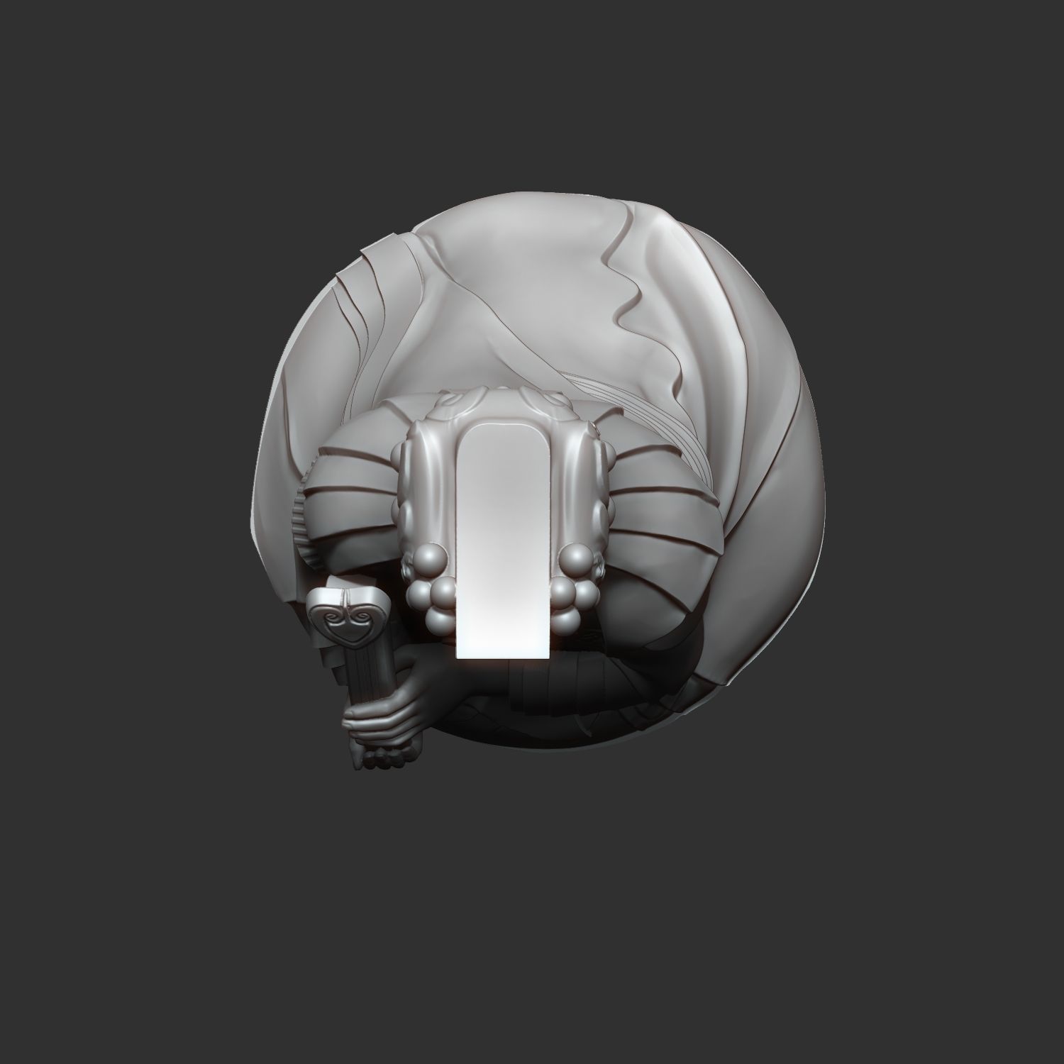 MaZu Statue 3D Print 3D print model_11