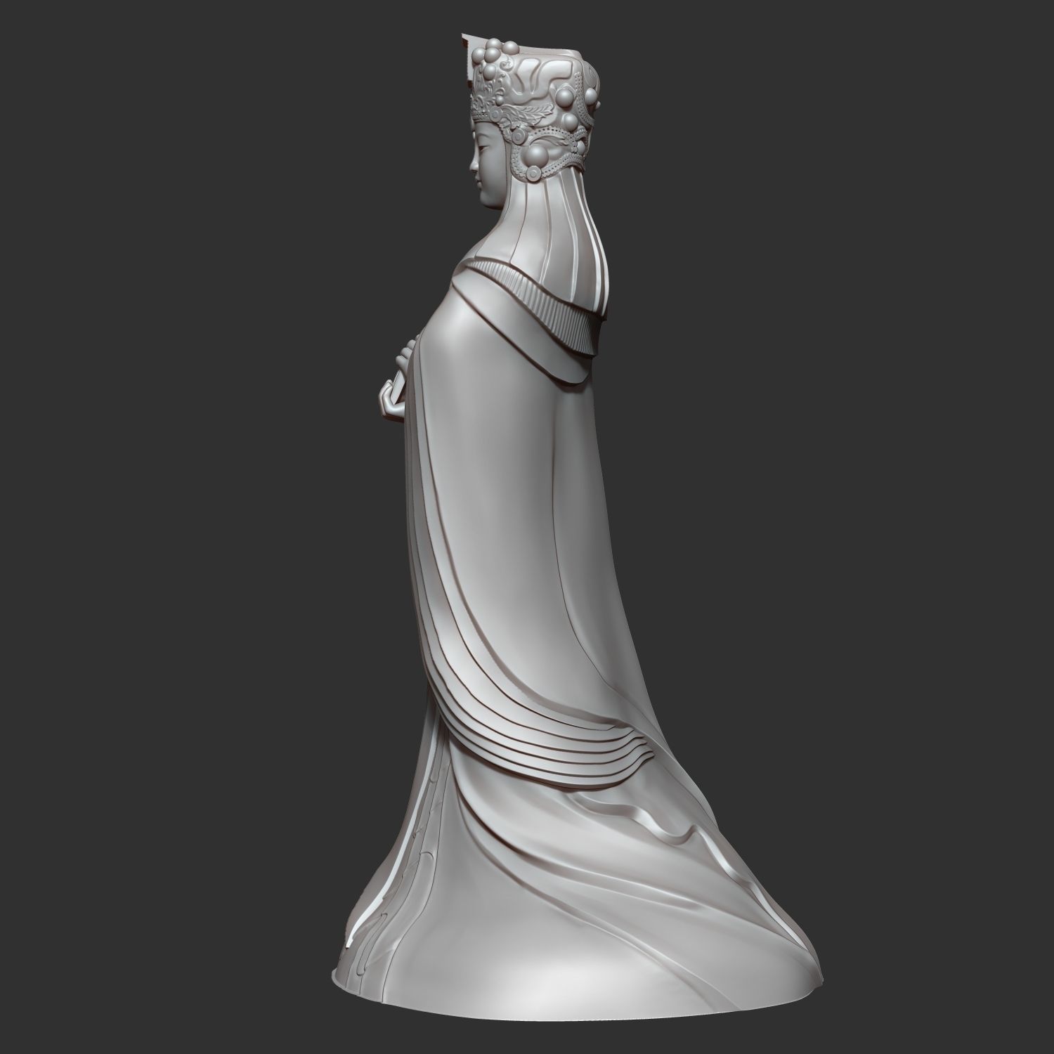 MaZu Statue 3D Print 3D print model_6