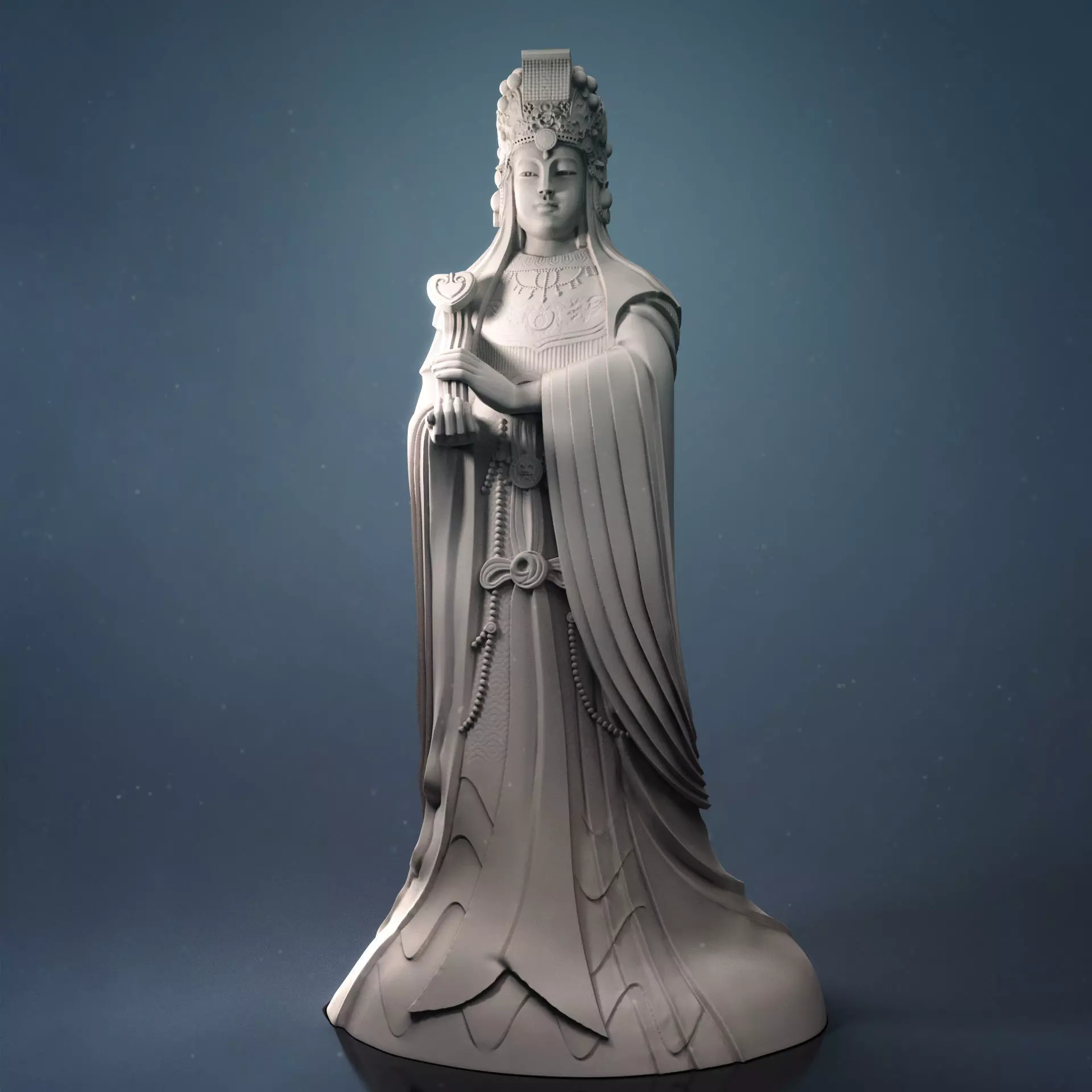MaZu Statue 3D Print 3D print model_0