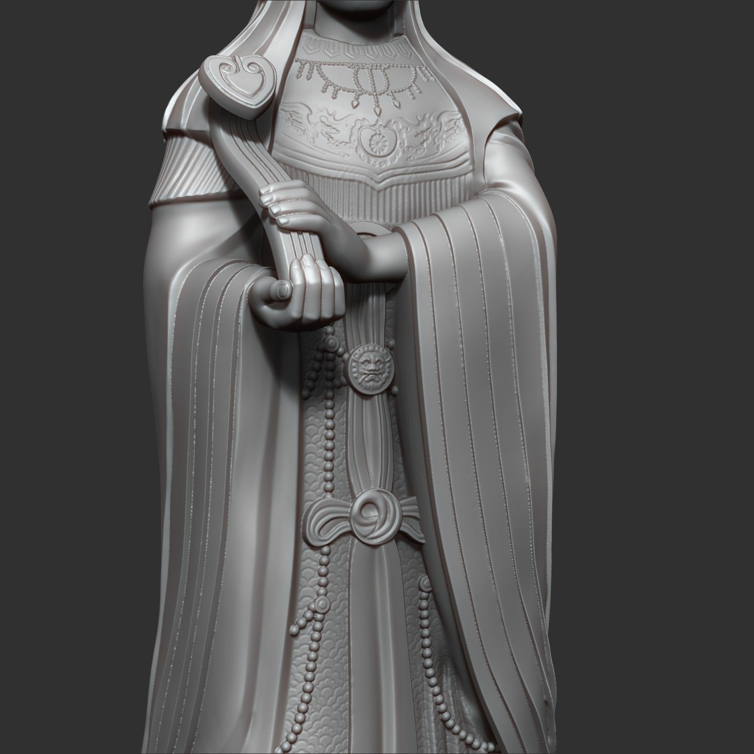 MaZu Statue 3D Print 3D print model_17