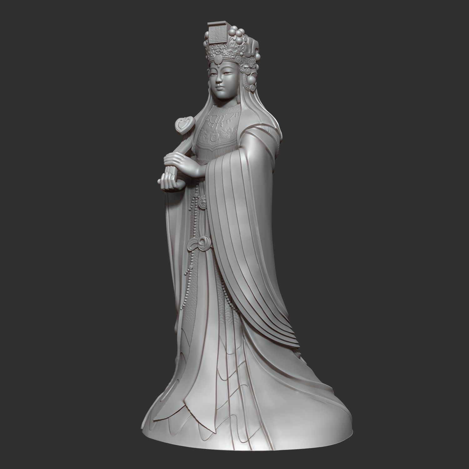 MaZu Statue 3D Print 3D print model_7