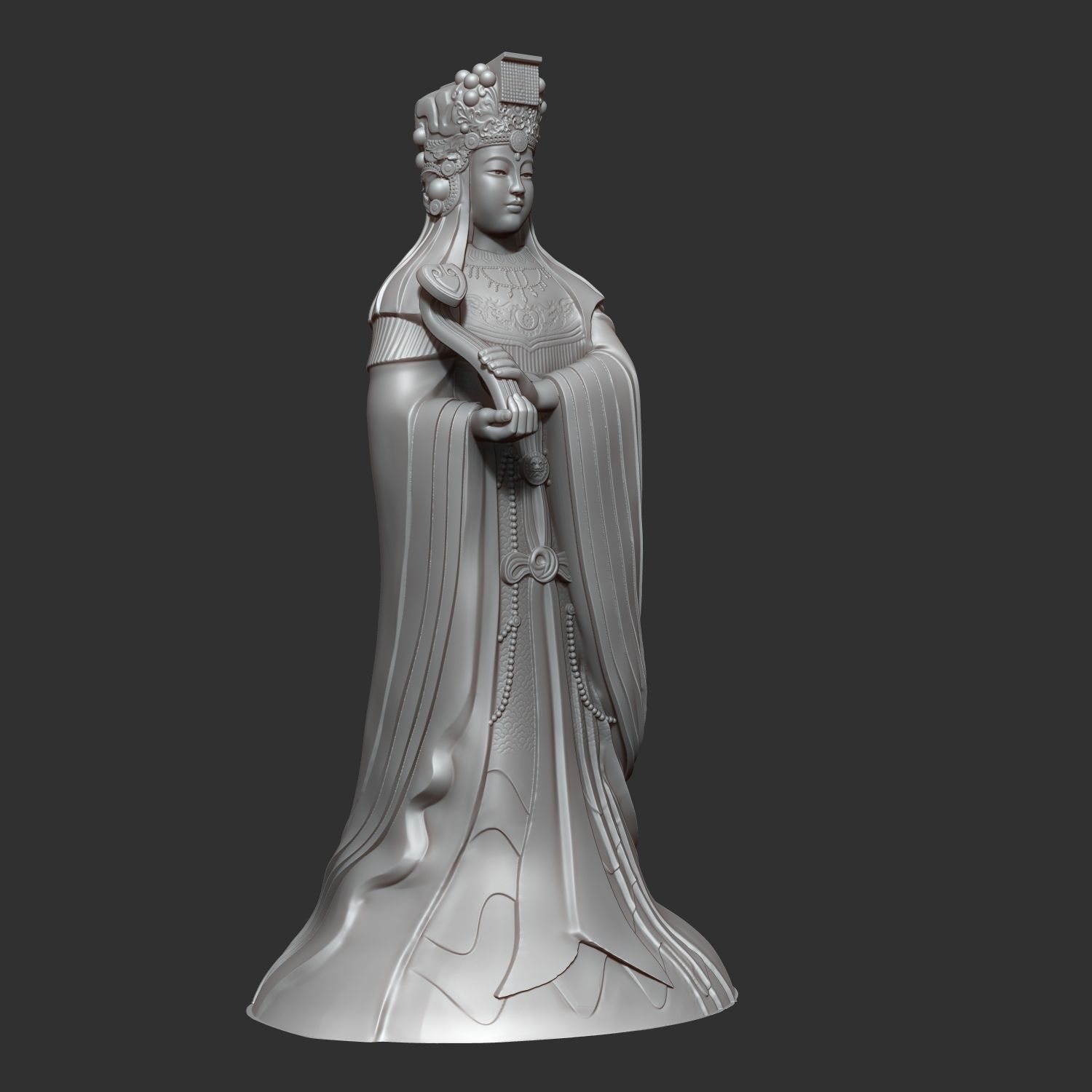 MaZu Statue 3D Print 3D print model_8