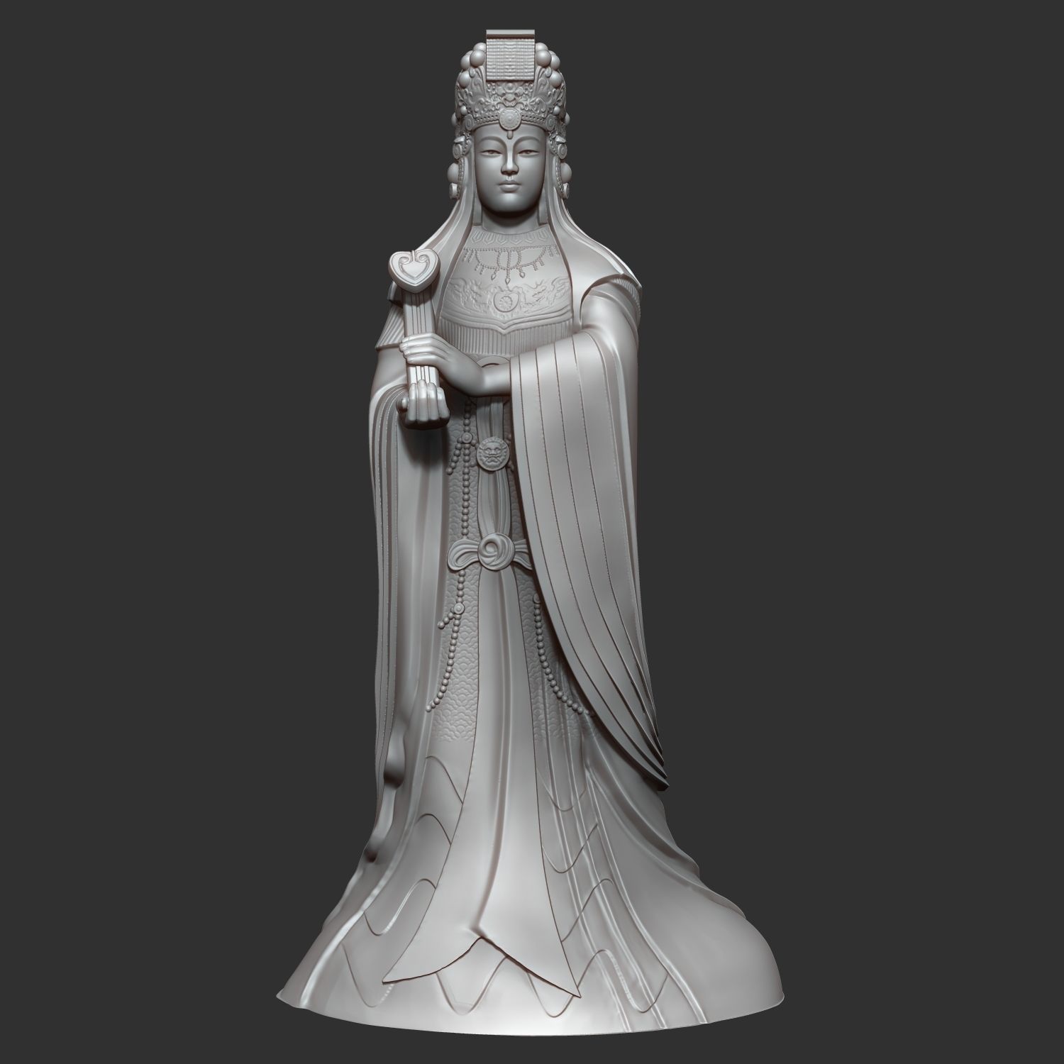 MaZu Statue 3D Print 3D print model_3