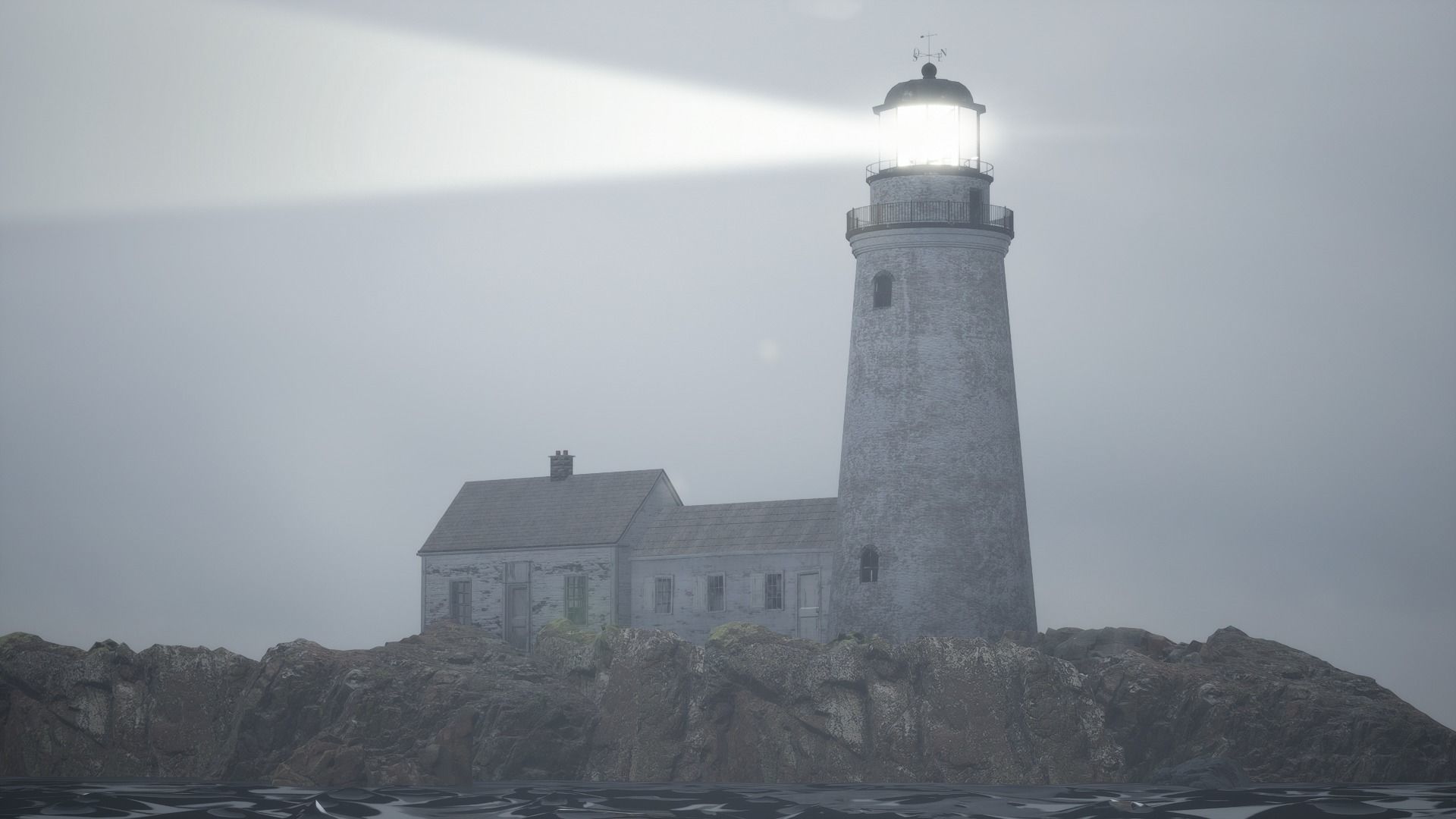 Old Lighthouse Low-poly 3D model_17