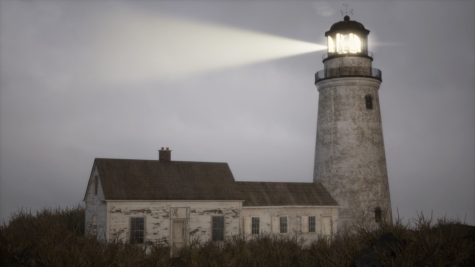 Old Lighthouse Low-poly 3D model_16