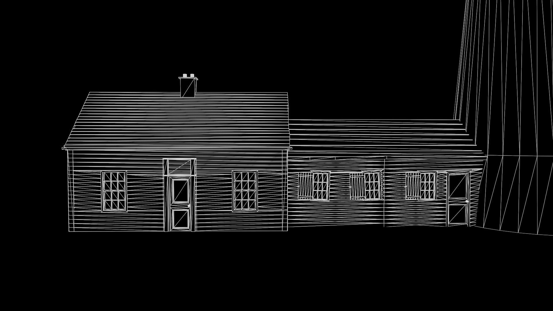 Old Lighthouse Low-poly 3D model_12