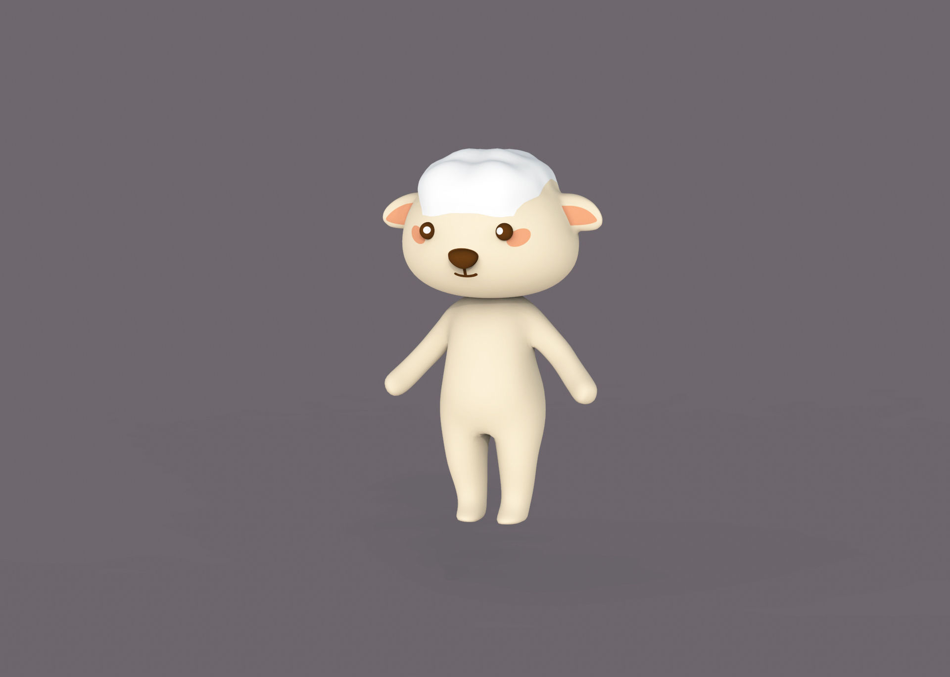 Character002 Little Animal Pack Low-poly 3D model_10
