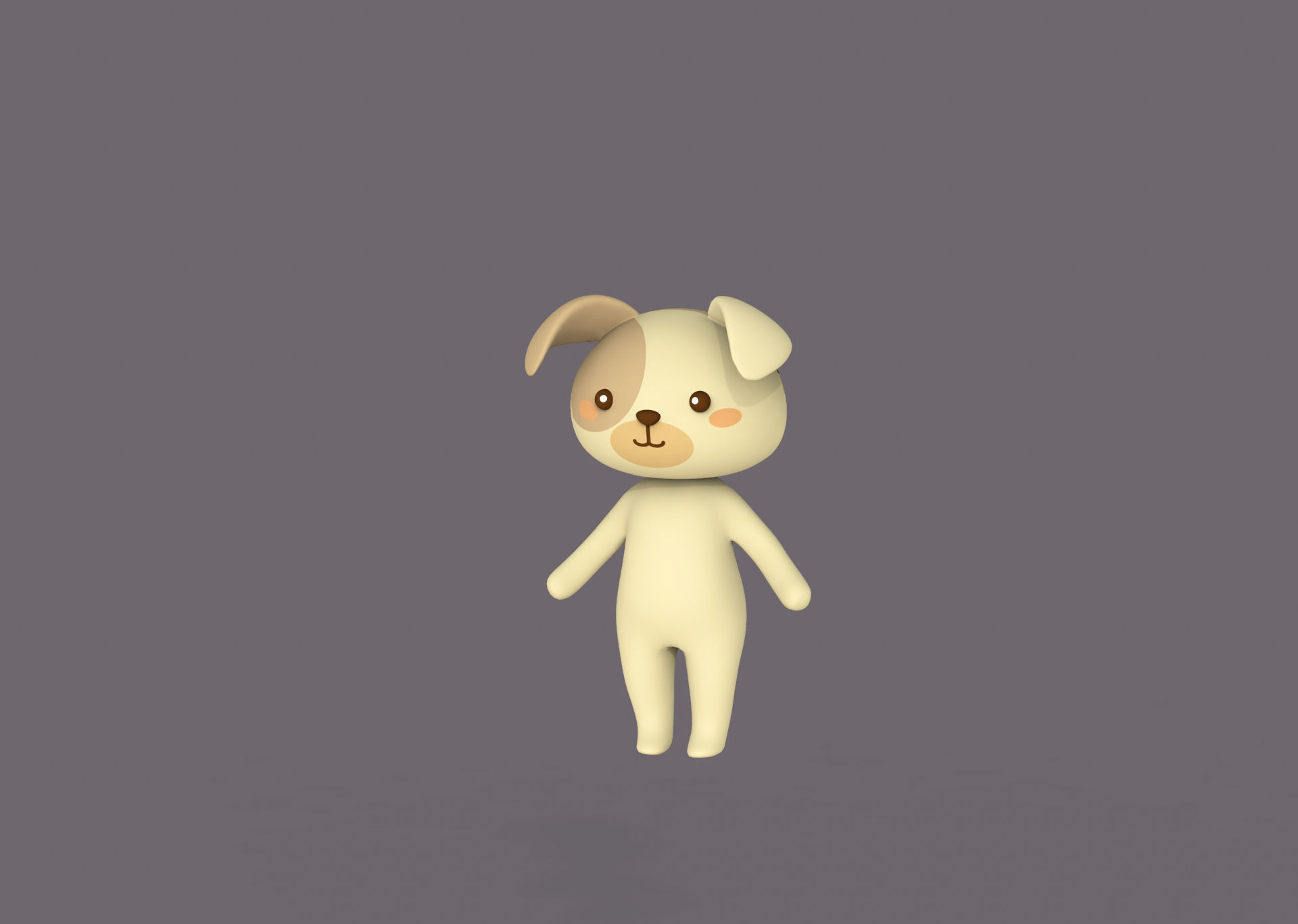 Character002 Little Animal Pack Low-poly 3D model_8