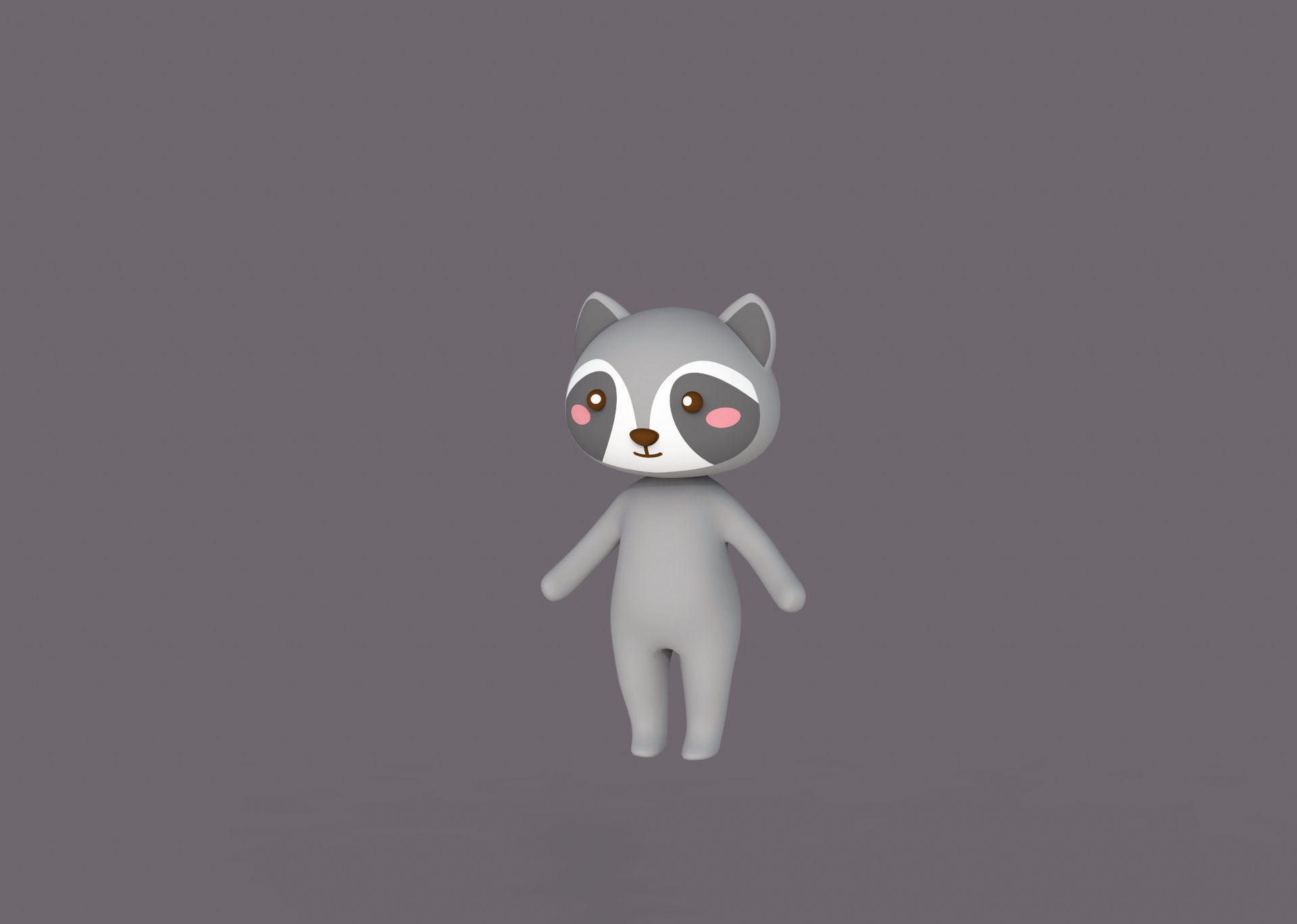 Character002 Little Animal Pack Low-poly 3D model_9