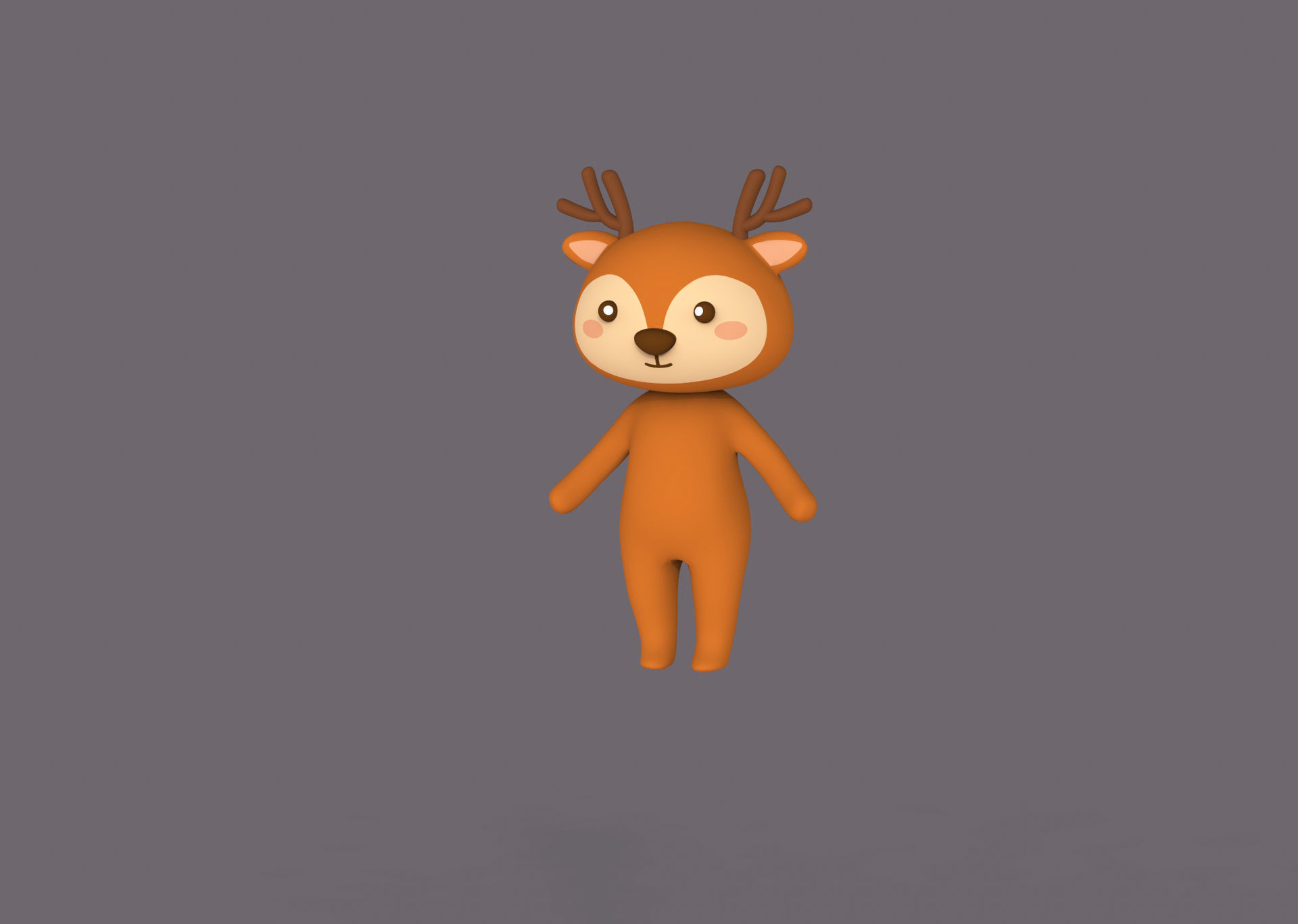 Character002 Little Animal Pack Low-poly 3D model_5