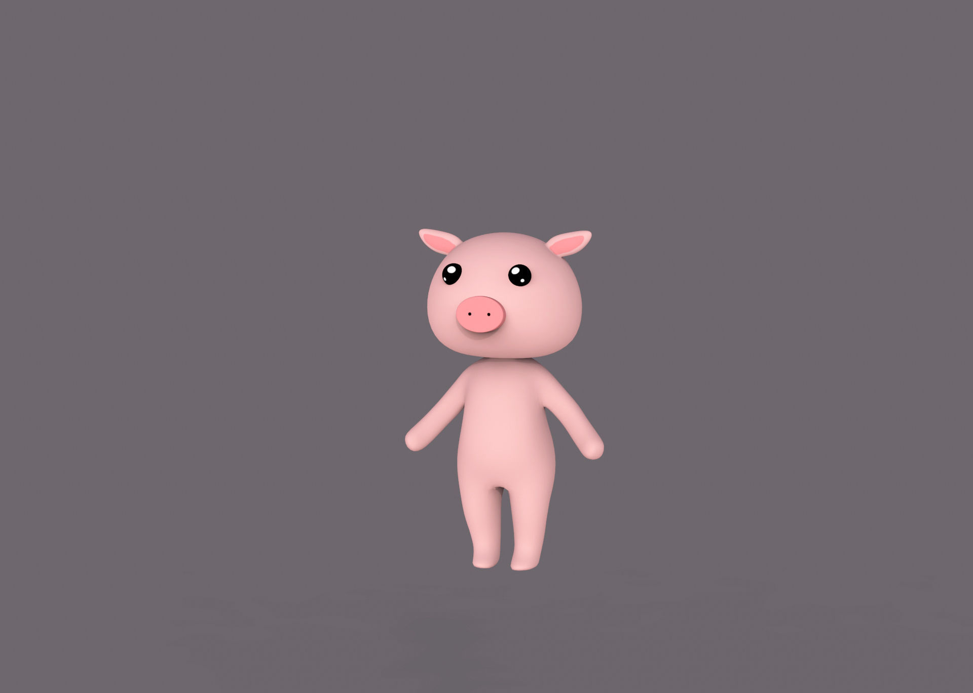 Character002 Little Animal Pack Low-poly 3D model_6
