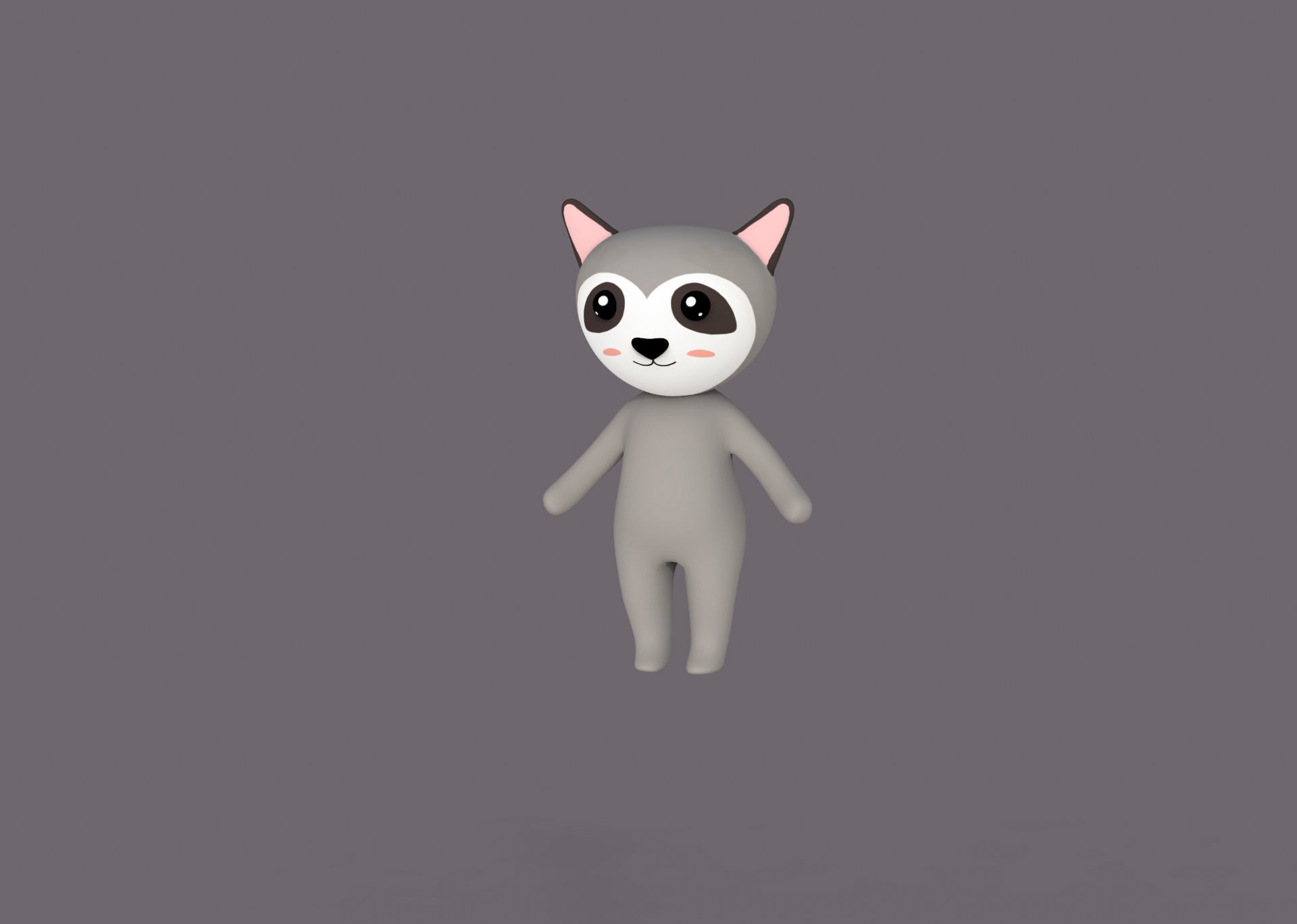 Character002 Little Animal Pack Low-poly 3D model_14