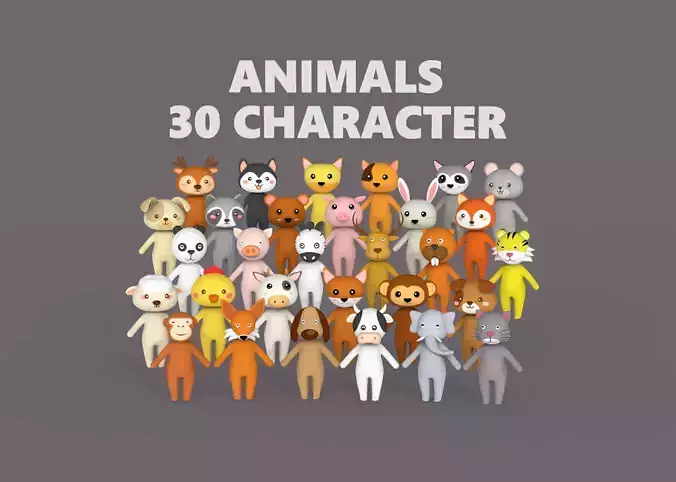 Character002 Little Animal Pack