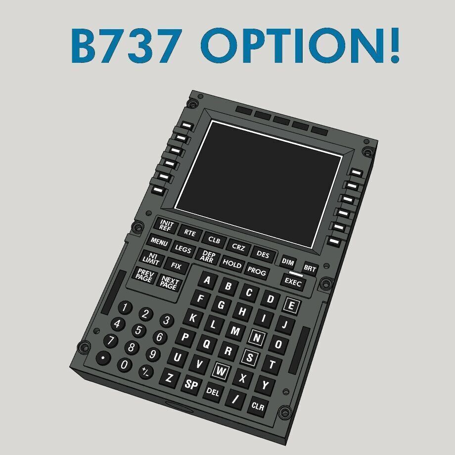 A320 or A330 MCDU 3D print model_3