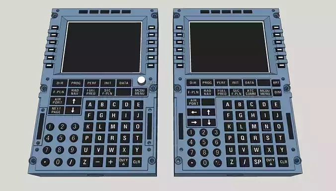 A320 or A330 MCDU 3D print model