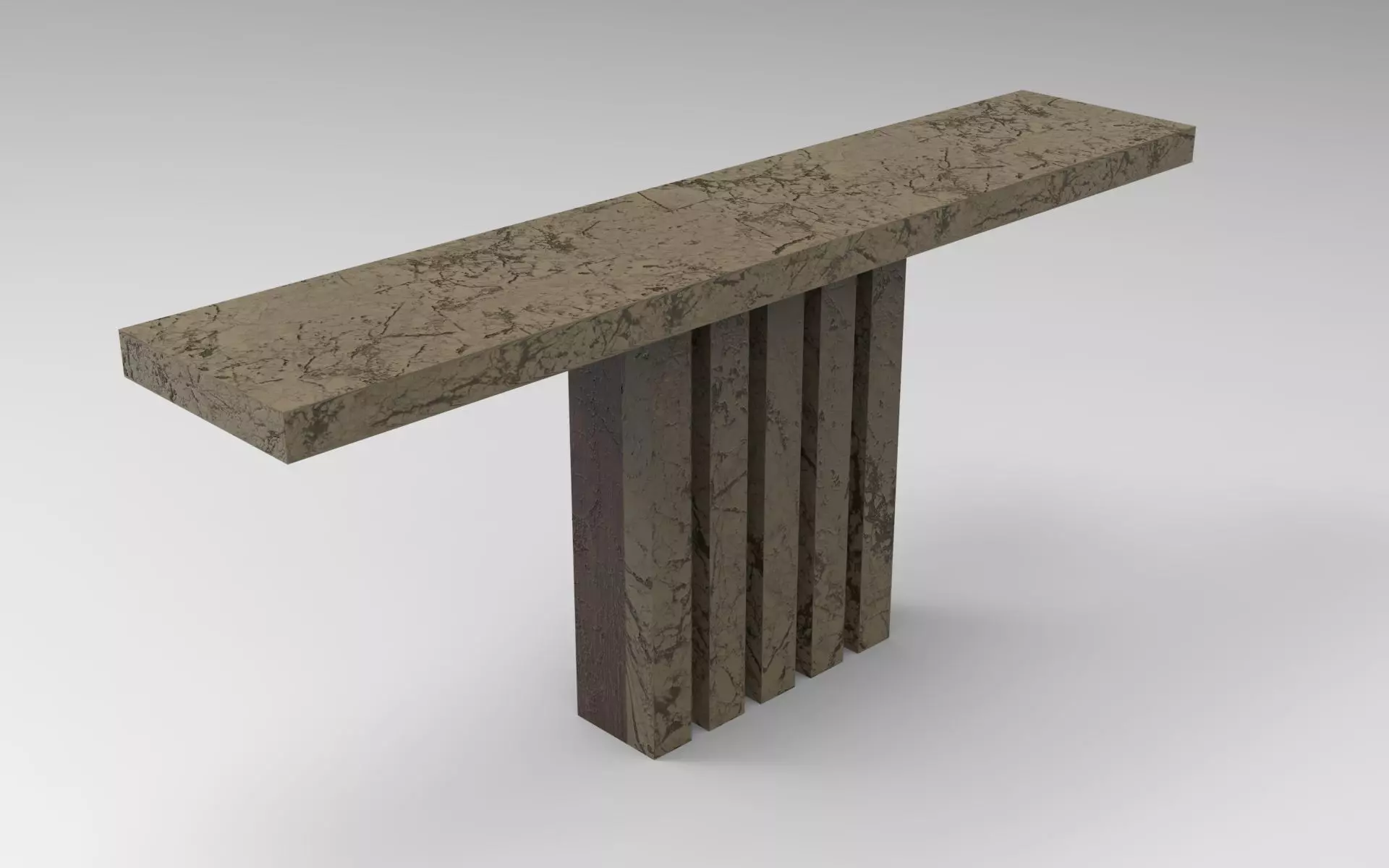 Osario Marble Table Low-poly 3D model