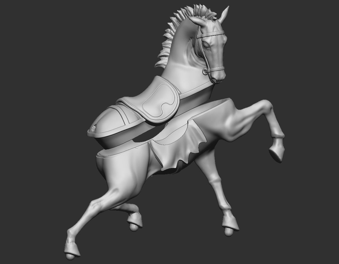 Roman Soldier vs the Dragon - Saint George 3D print model_1