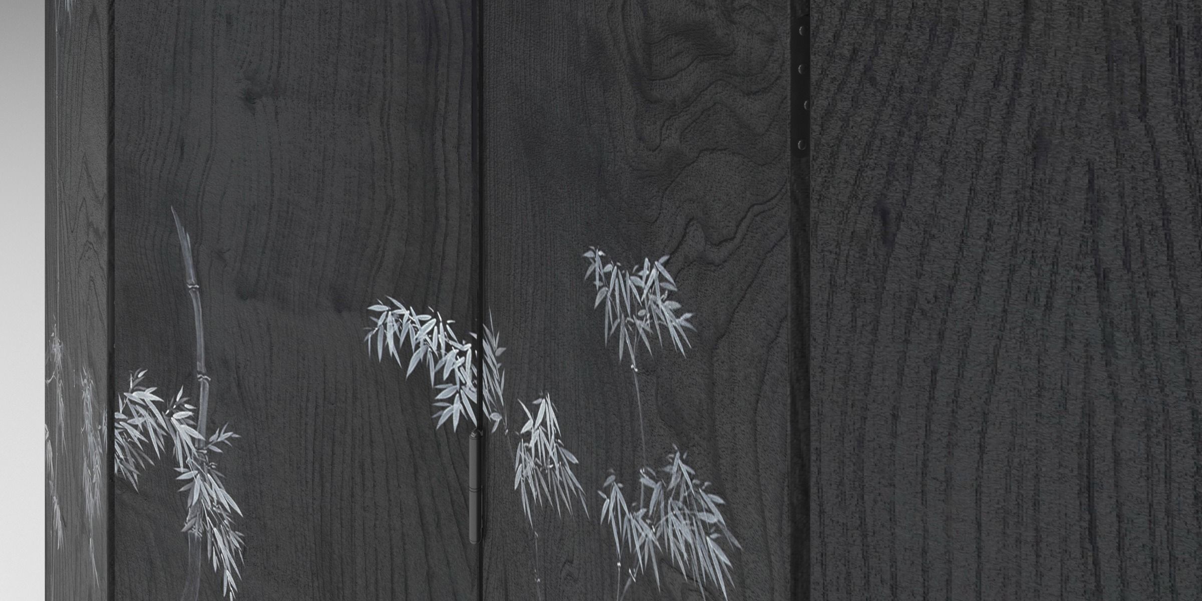 BAMBOO FOLDING SCREEN Low-poly 3D model_8