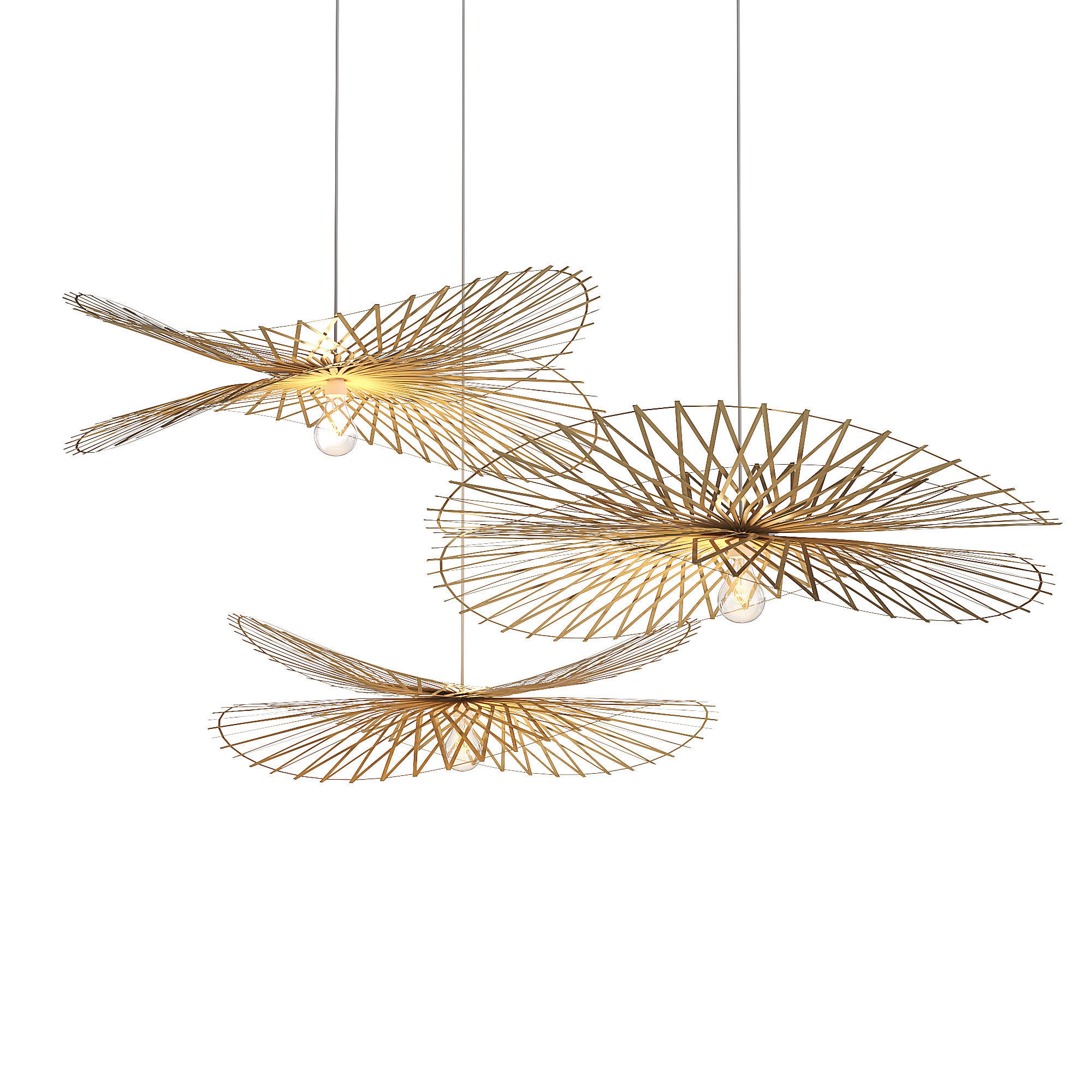 Rotin suspension 3D model_2