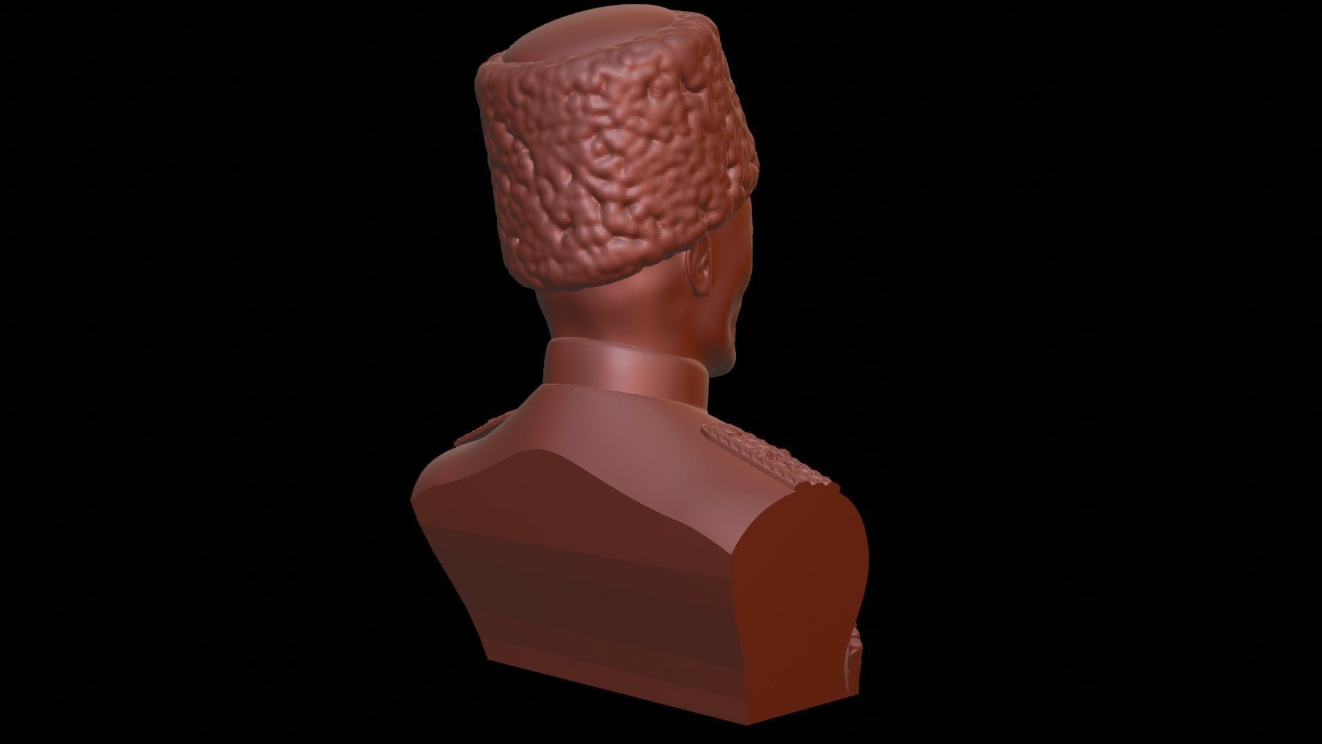 Hetman Pavlo Skoropadskyi Bust 3D print model_11