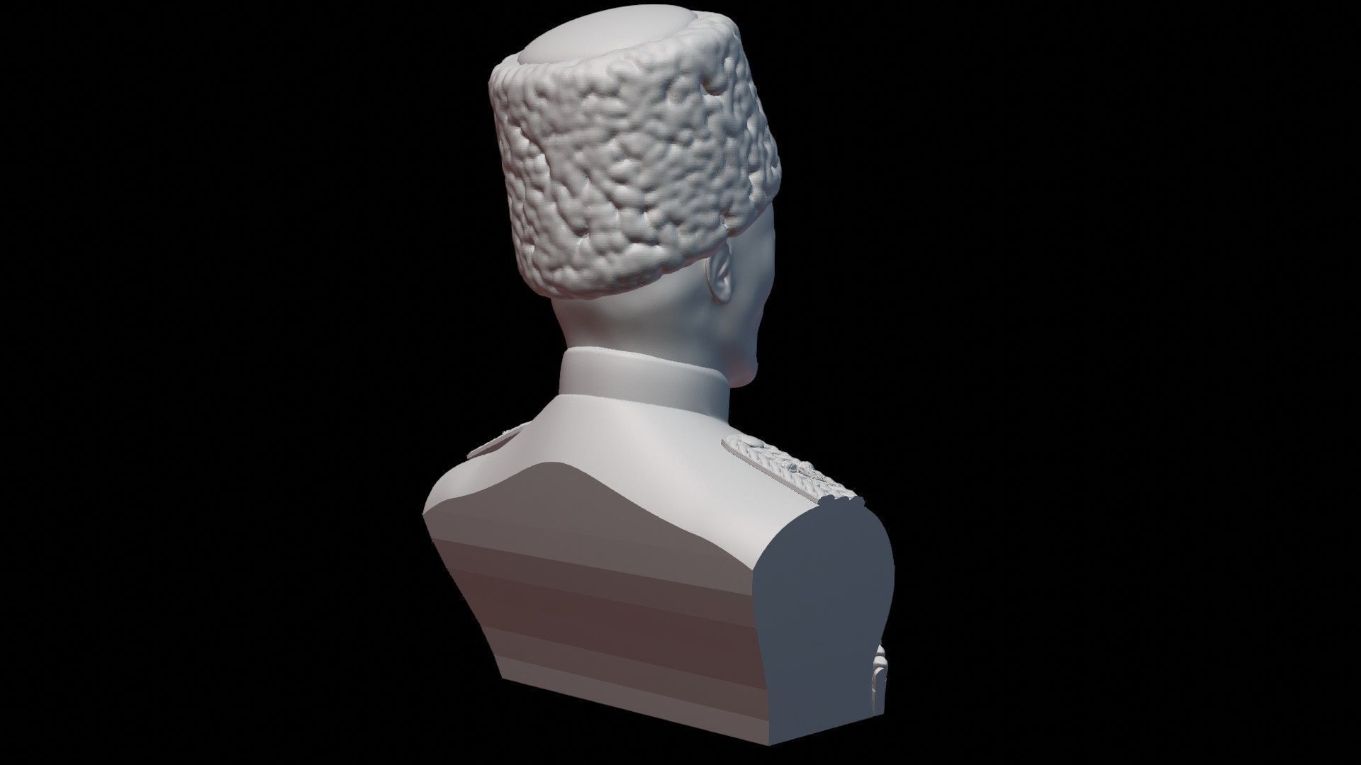 Hetman Pavlo Skoropadskyi Bust 3D print model_5