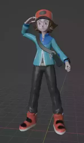 Hilbert pokemon trainer 