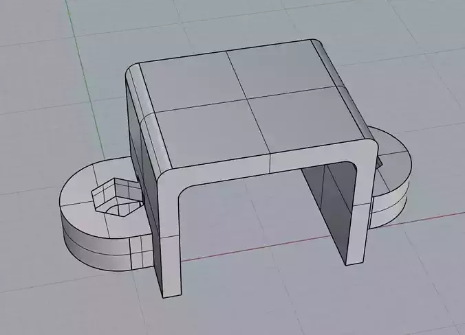 N20 motor fixing bracket 3D print model