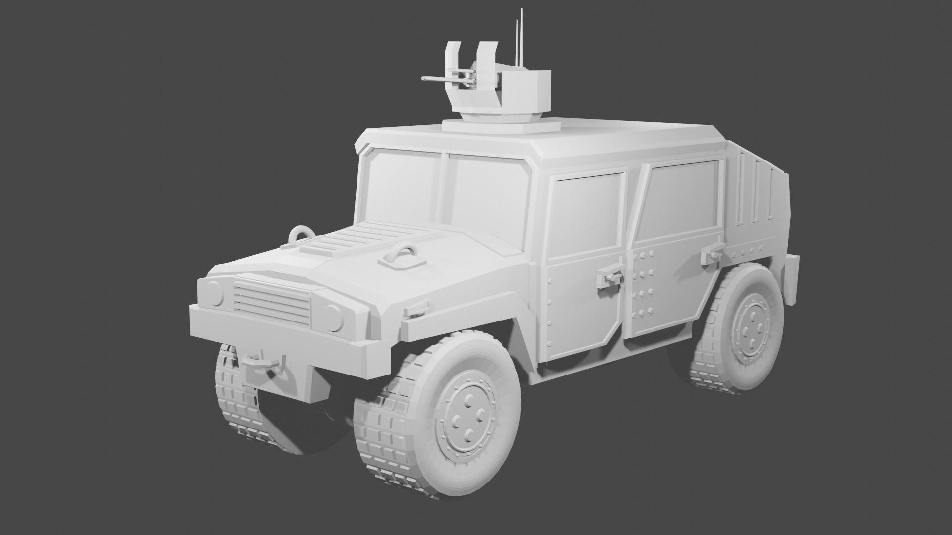 3D model assault humvee VR / AR / low-poly | CGTrader