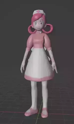nurse joy unova  3D print model