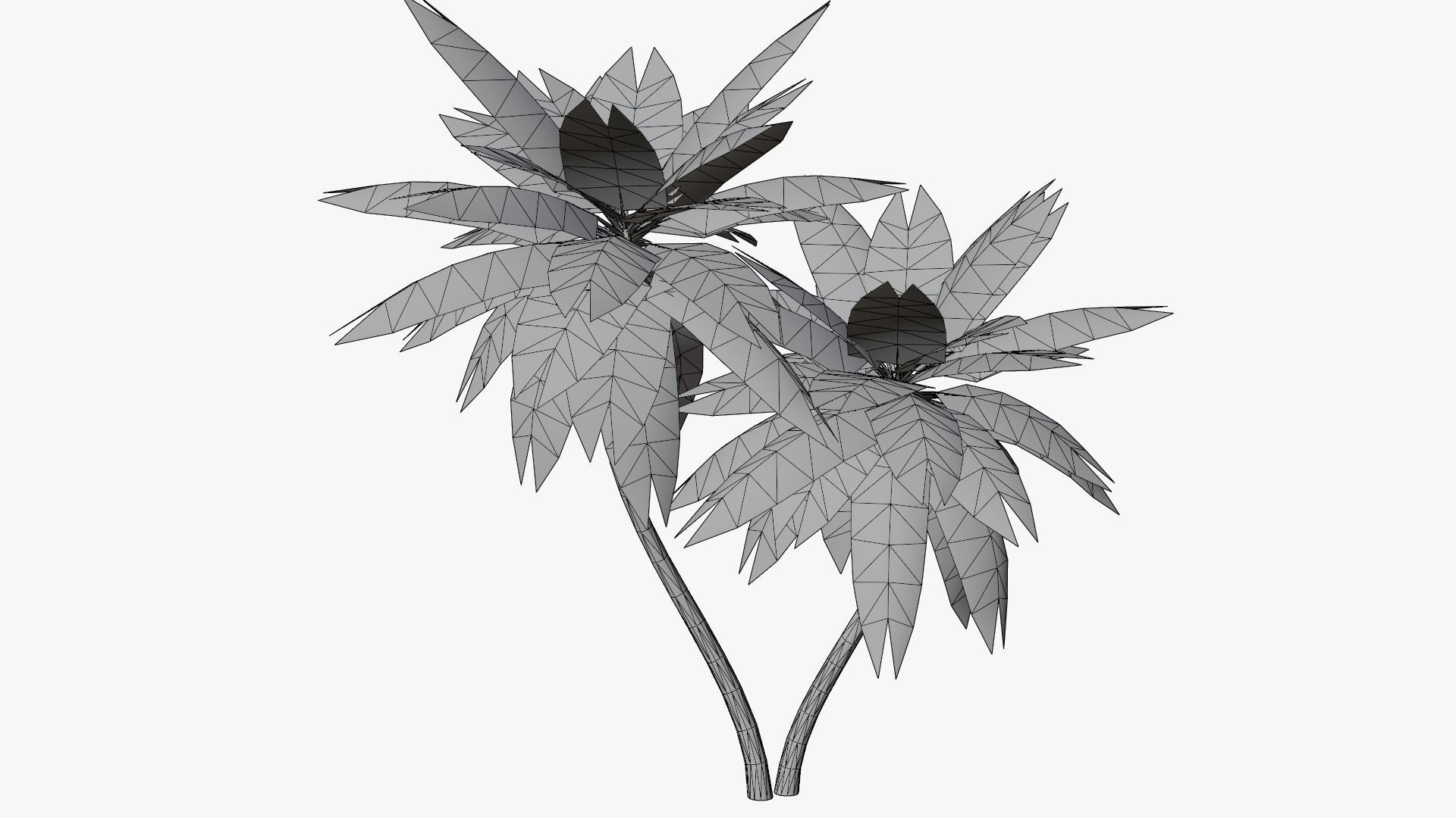 Lowpoly Date Palms Collection _14