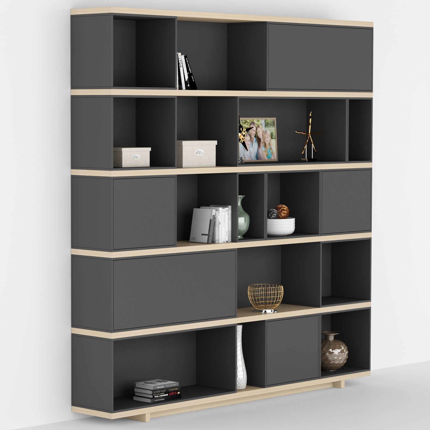 Furniture shelf 002 3D model_2