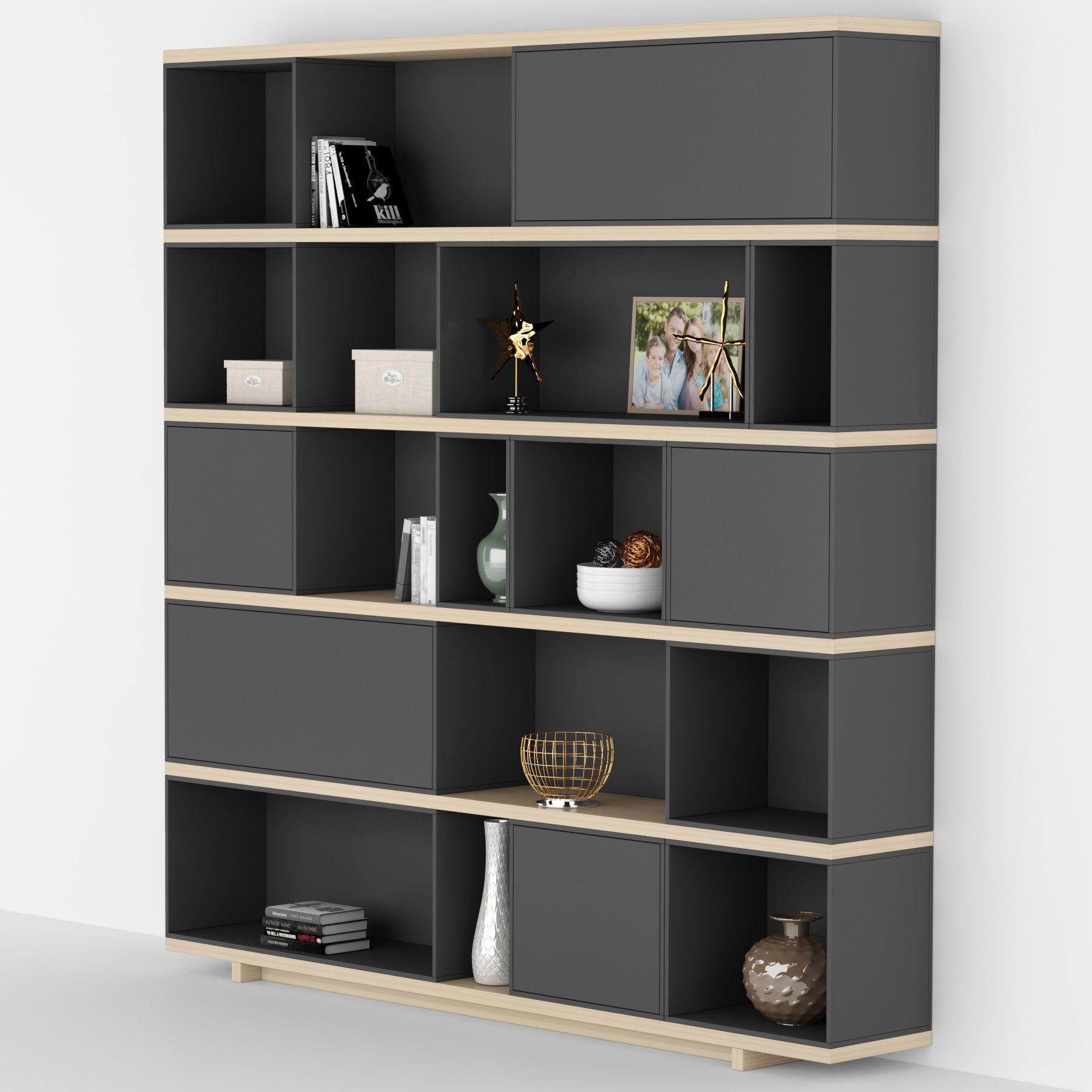 Furniture shelf 002 3D model_1