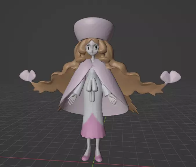 Caitlin elite four  3D print model_0